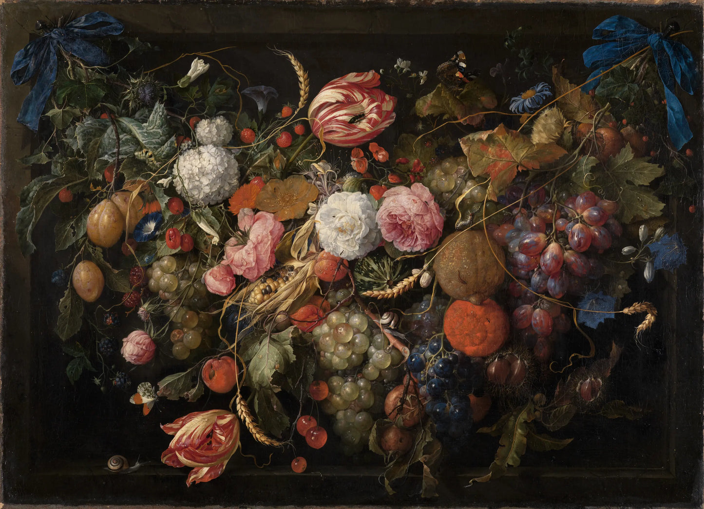 Garland of Flowers and Fruits