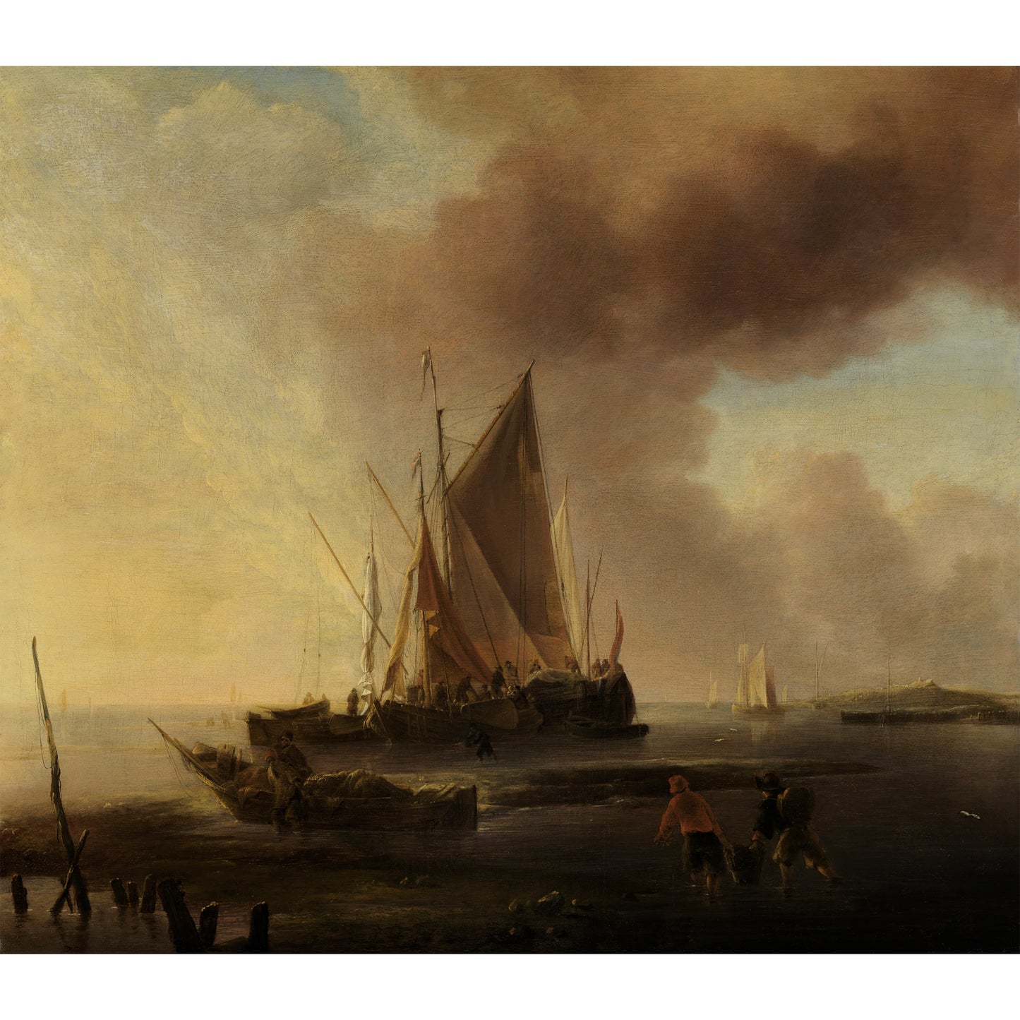 Fischerboote am Strand