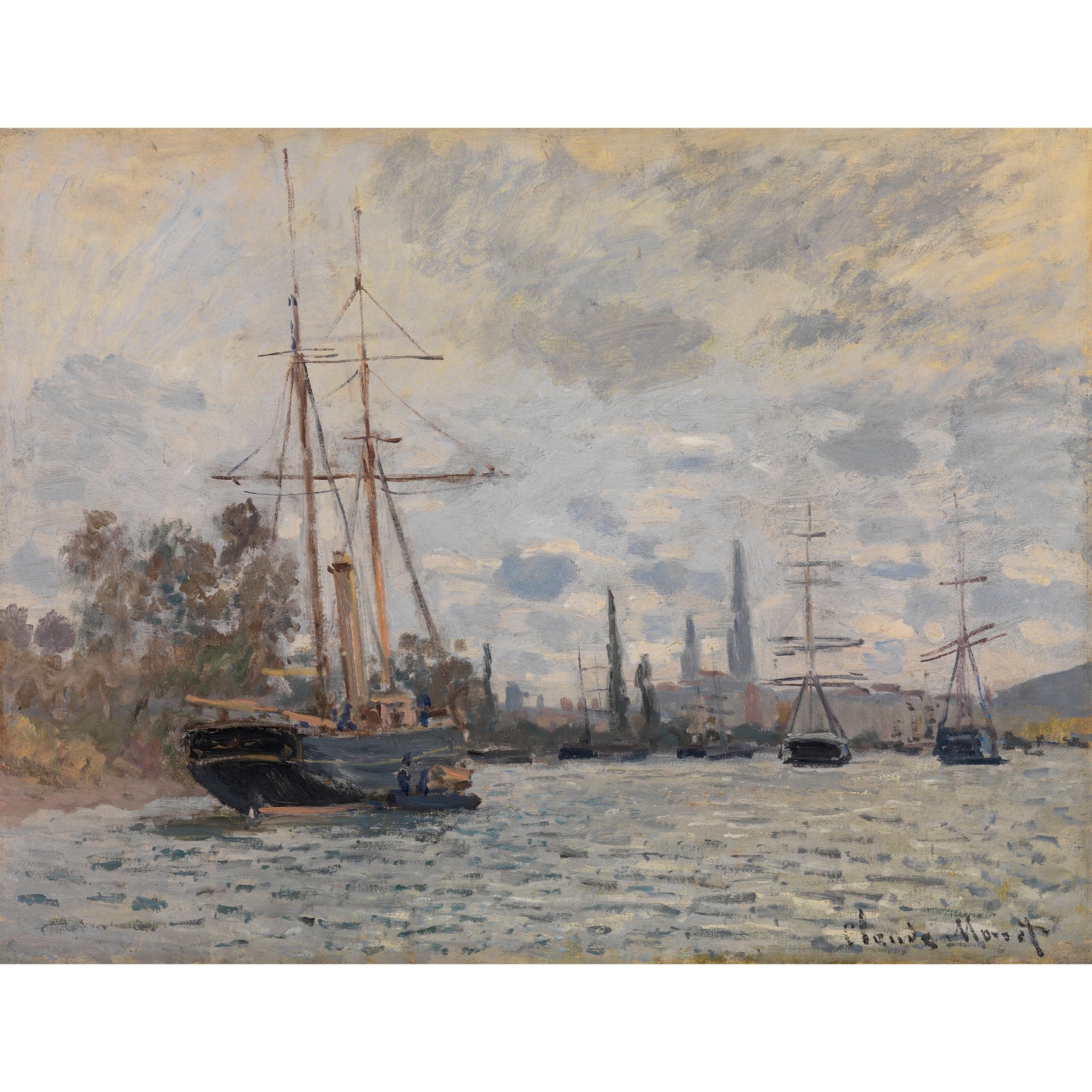Die Seine bei Rouen